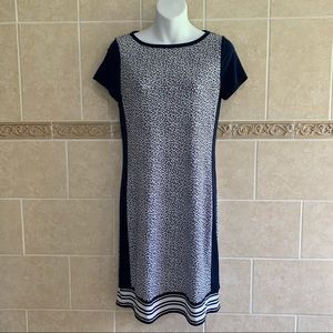 Michael Kors navy white floral dress
